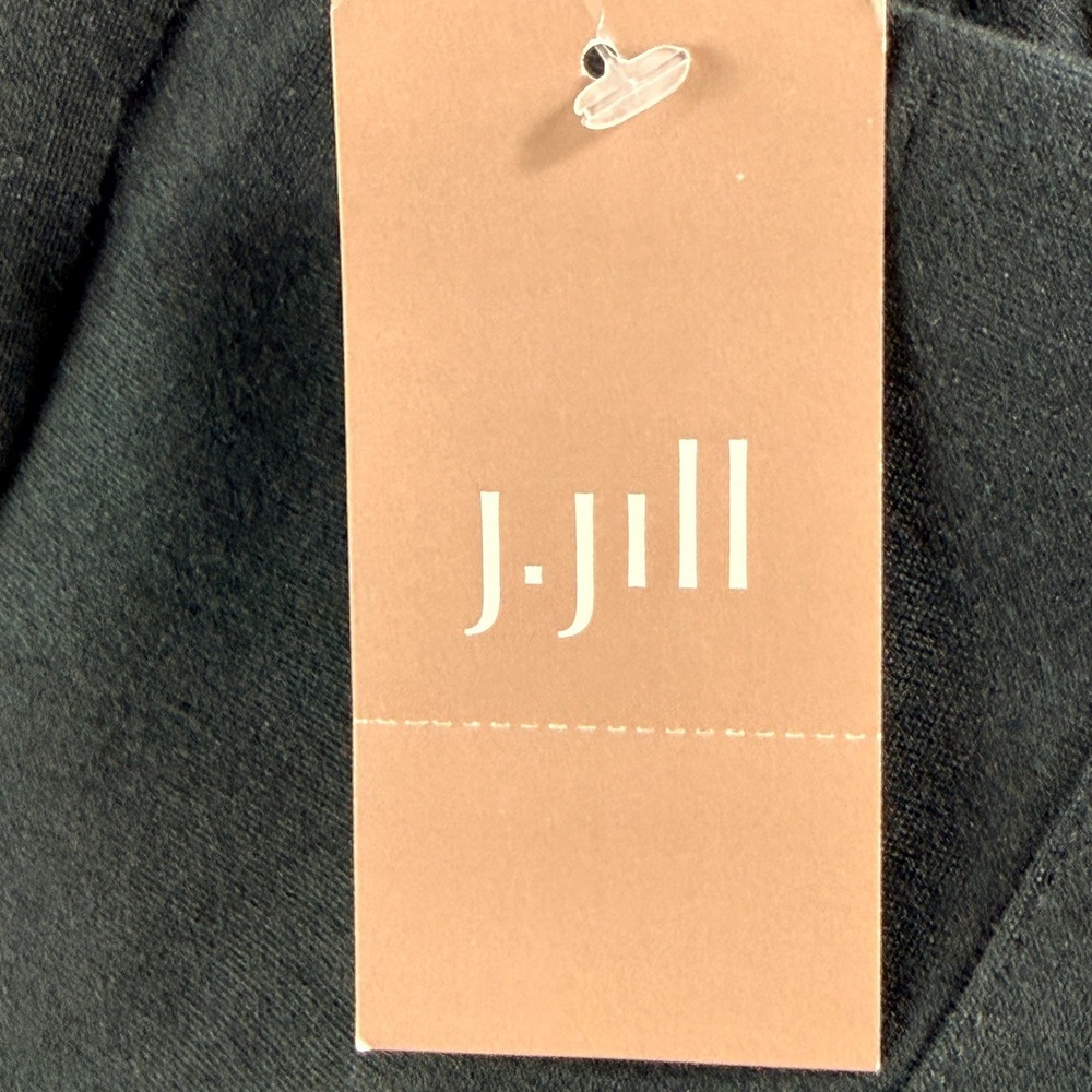 J. Jill Black Ponte Leggings Size M Center Seam Slim Leg Pull On‎ Pants NWT - Picture 10 of 12